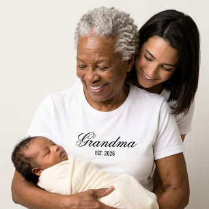 Elegante Oma kreatives Schriftdesign T-Shirt