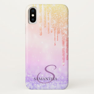 Elegante Ombre Glitter Tropfen Case-Mate iPhone Hülle