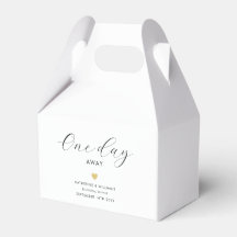 Elegante One Day Away Gold Heart Probe Dinner