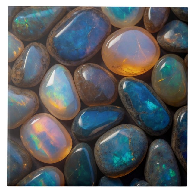 Elegante Opal Keramik Tile Fliese (Vorderseite)