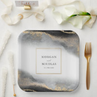Elegante Opulence Black and Gold Moderne