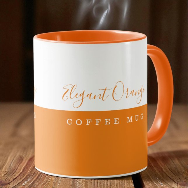 Elegante Orange Tasse (Von Creator hochgeladen)