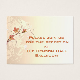 elegante orangefarbene Blume mit wirlem Design