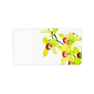 Elegante Orchid Wedding oder General Blank Adressaufkleber