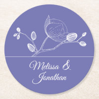 Elegante Orchideen Moderne lila Hochzeitssaison