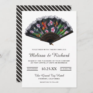 Elegante orientalische Blumenzwiebeln Einladung