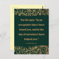 Elegante orientalische Golden Green Pattern Bibel