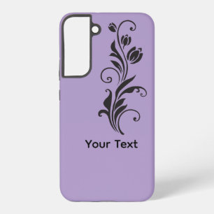 Elegante ornamentale Blumenkunst Samsung Galaxy Hülle