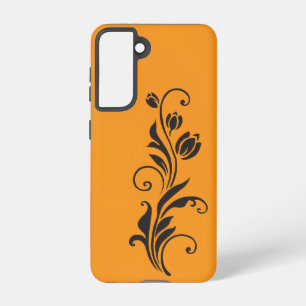 Elegante ornamentale Blumenkunst Samsung Galaxy Hülle
