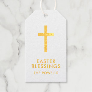 Elegante Oster-Segen-Kreuz Geschenkanhänger