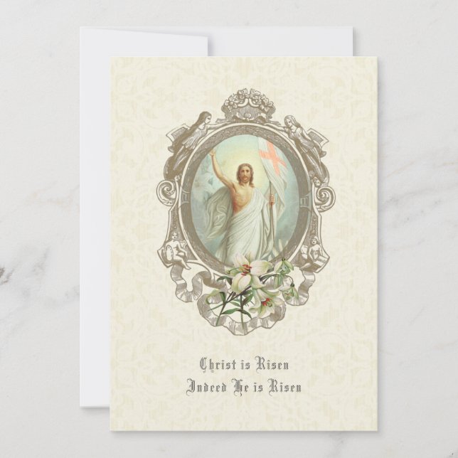 Elegante Osterpascha Auferstehung Jesus Lily (Vorderseite)