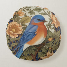 Elegante Ostliche Blauracke William Morris Inspiri