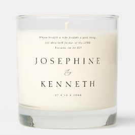 Elegante Paare Bible Verse Wedding Geschenk