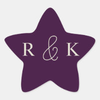 Elegante Paare mit Monogramm