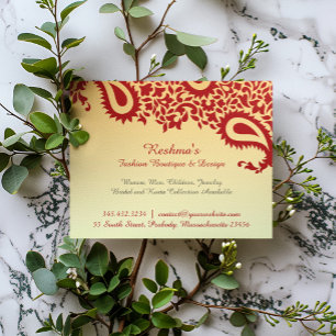Elegante Paisley-Design Flyer Vorlage