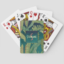 Elegante Palm-Blätter auf Aquamarinem Aquarellfarb