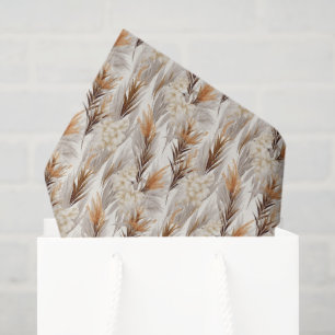 Elegante Pampas-Gras gekachelt Seidenpapier