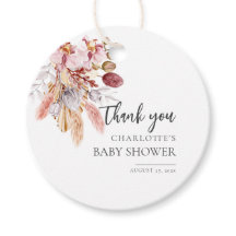 Elegante Pampas Grass Terracotta Kinderdusche