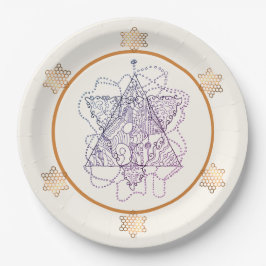 Elegante Paper-Teller Pappteller