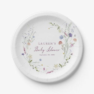 Elegante Papier-Teller für Baby Shower mit Wildblu Pappteller