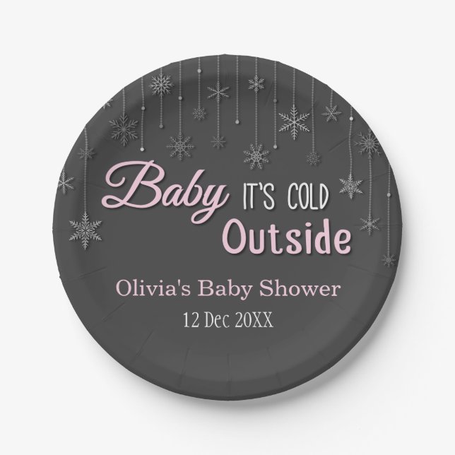 Elegante Pappteller (Vorderseite)