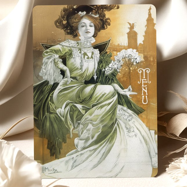 Elegante Pariser Karte mit Vintagen Glamouren (Von Creator hochgeladen)