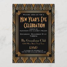 Elegante Party Einladung Des Zwanzigerjahre