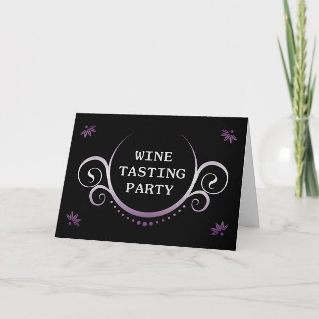 elegante Party Einladungen (Vorderseite)