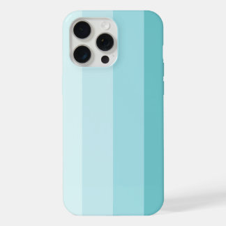 Elegante Pastel Blaue strahlende vertikale Streife iPhone 15 Pro Max Hülle