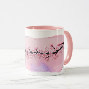 Elegante Pastel Cherry Blossom Tasse