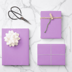 Elegante Pastel Lavender Luxury Gift Wrap Perfect Geschenkpapier Set