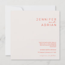 Elegante Pastel Minimal Weiß und Rot Moderne Einfa