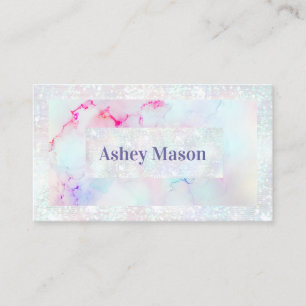 Elegante Pastell-Alkohol-Tinte-Trend Modern Visitenkarte