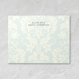 Elegante Pastell-Damaske Von Schreibtisch von Notizblock