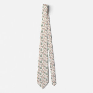 Elegante Pastell-Geometrie Krawatte