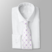 Elegante Pastell-Lavendel-Geometrische Stern-Halsb