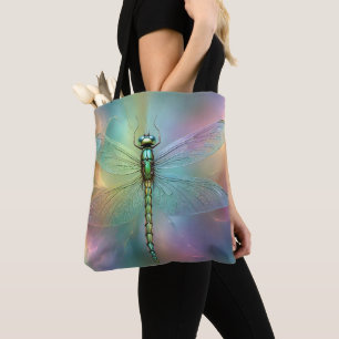 Elegante Pastell-Libellen-Fraktal-Kunst,