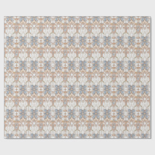 Elegante Pastell-Vintage-Nouveau-Blumen Geschenkpapier