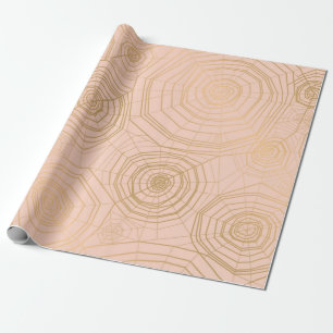 Elegante Pastellfarbe mit nahtlosem Spinnennetz Geschenkpapier