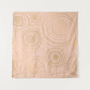 Elegante Pastellfarbe mit nahtlosem Spinnennetz Wandteppich