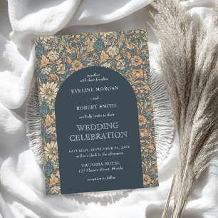 Elegante, pastellfarbene Farben Blumenfreund Jugen Einladung