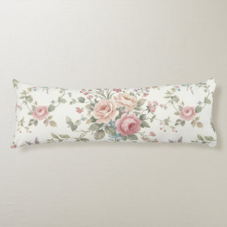 Elegante Pastellrosen im Shabby-Chic-Stil Seitenschläferkissen