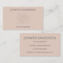 Elegante Peach Lotus Blume Minimalistisch Fotograf