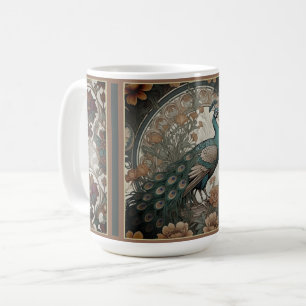 Elegante Peacock-Tasse Kaffeetasse