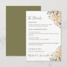 Elegante Pearl White und Elvory Rose Wedding