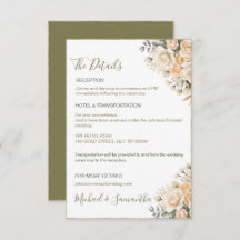 Elegante Pearl White und Elvory Rose Wedding