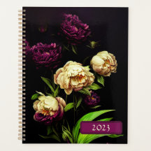 Elegante Peonies & Rose Spiral Bound