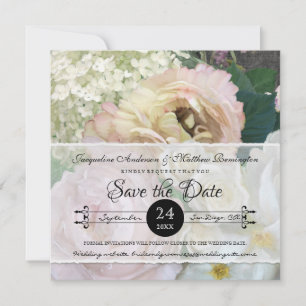 Elegante Peony Hydrangea Blush Pink Rose Blumenges Save The Date
