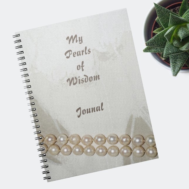 Elegante Perlen des "Wisdom Journal" Notizblock (Von Creator hochgeladen)