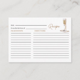 Elegante Perlen im Wasser und Bridal-Show in Prose Begleitkarte